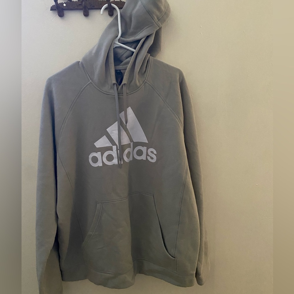 Adidas Men's Hoodie in Gray
